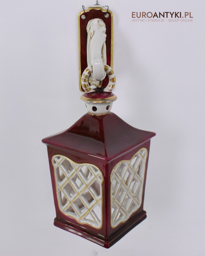 kinkiet latarnia z porcealny kinkiet latarnia z porcealny